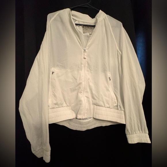 Athleta Jackets & Blazers - Athleta Women's White Bomber Jacket